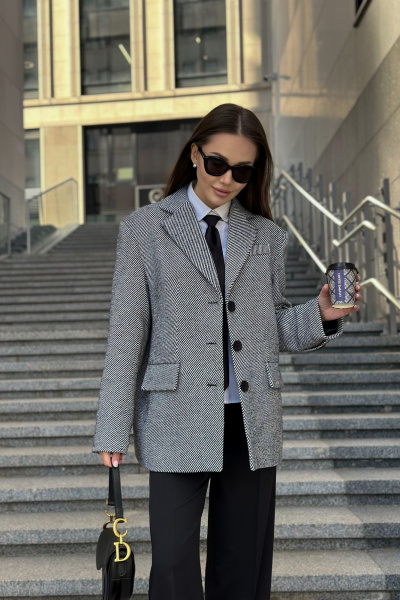 Полупальто Skipper Design 134 серый - фото 6