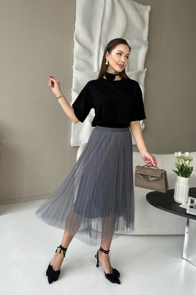 Юбка Skipper Design 209 серый - фото 2