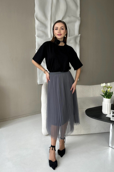 Юбка Skipper Design 209 серый - фото 1