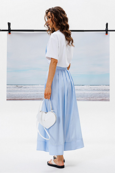 Юбка Butеr 2775 голубой - фото 12