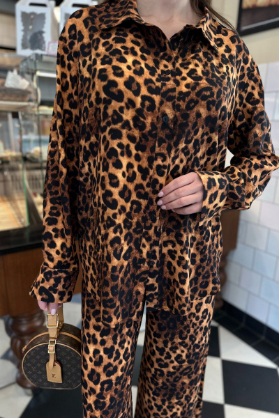 Блуза, брюки Skipper Design 901.24 леопард - фото 4