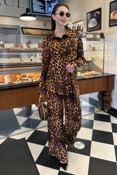 Блуза, брюки Skipper Design 901.24 леопард - фото 1