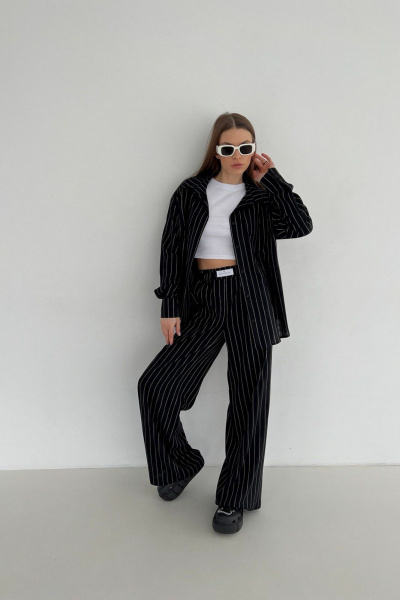 Брюки, рубашка Skipper Design 911BR черный - фото 4