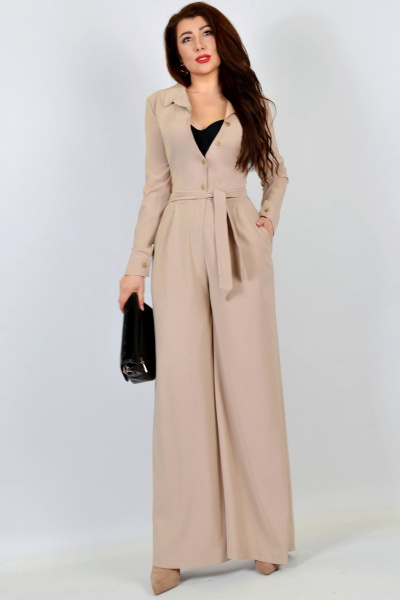 Комбинезон Patriciа 01-5525 бежевый - фото 1