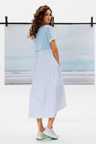 Платье Butеr 2823 голубой - фото 9