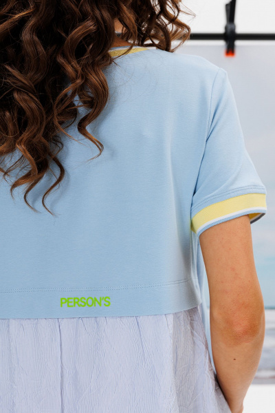 Платье Butеr 2823 голубой - фото 6