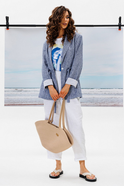 Брюки Butеr 2824 белый - фото 2