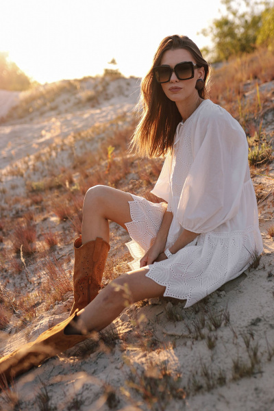 Платье Butеr 2832 молочный - фото 8