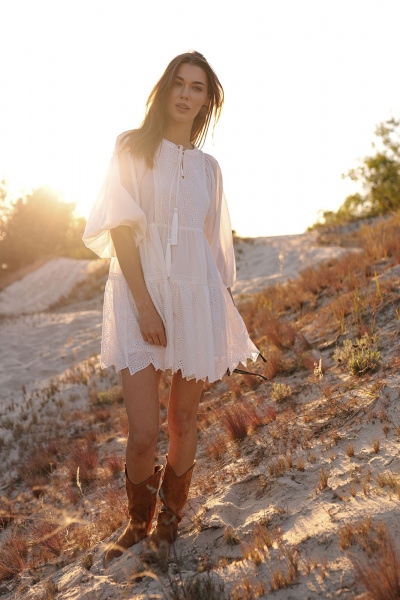 Платье Butеr 2832 молочный - фото 6