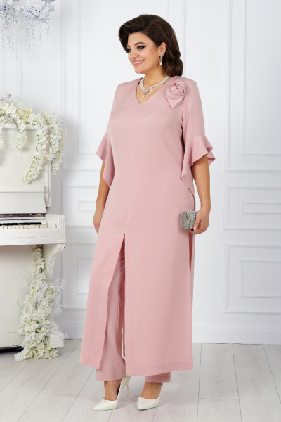 Брюки, туника Ninele 5990 пудра - фото 1