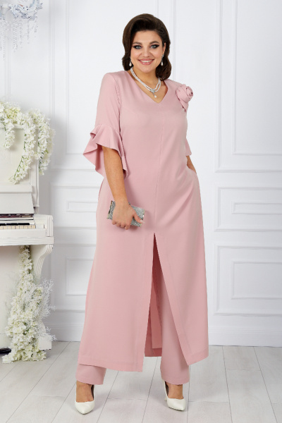 Брюки, туника Ninele 5990 пудра - фото 9