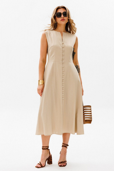 Платье LadisLine 1501 натуральный - фото 2