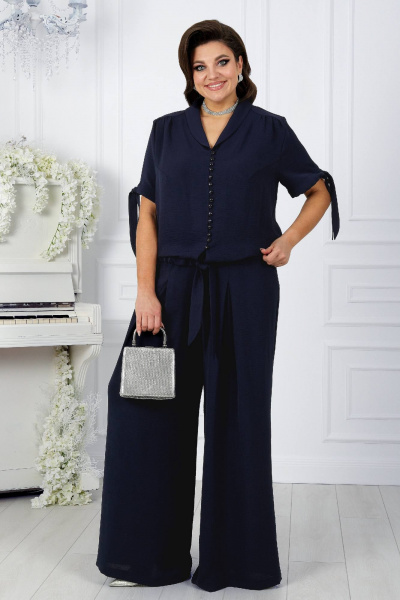 Блуза, брюки Ninele 5997 синий - фото 10