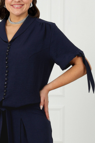 Блуза, брюки Ninele 5997 синий - фото 6