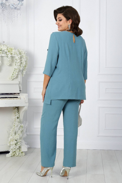 Блуза, брюки Ninele 7440 морской - фото 4