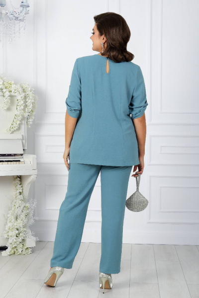 Блуза, брюки Ninele 7440 морской - фото 3