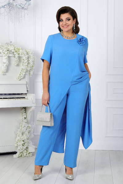 Брюки, туника Ninele 7449 василек - фото 1