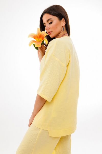 Блуза, брюки Anelli 1376 одуванчик - фото 3