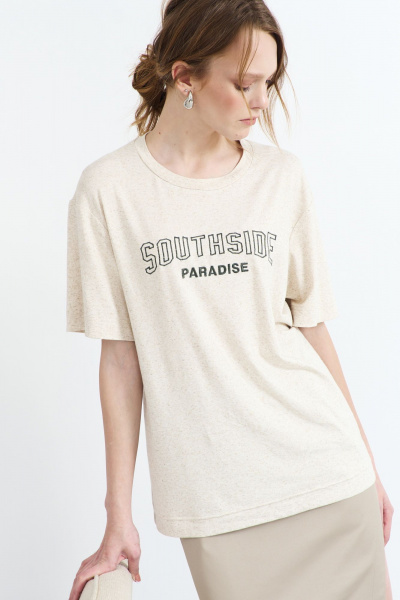 Юбка с фигурным вырезом из костюмно-плательной ткани AG Green G515/8 - фото 6