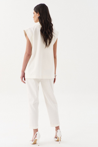 Брюки, жилет RINKA 1246/1 молочный - фото 2