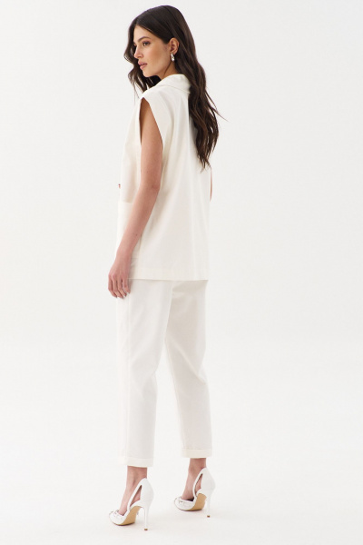 Брюки, жилет RINKA 1246/1 молочный - фото 10