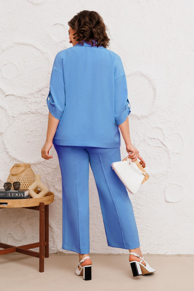 Брюки, жакет AGATTI 5288-3 голубой - фото 2
