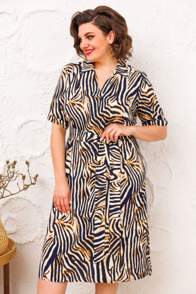 Платье AGATTI 5501 акварель - фото 4