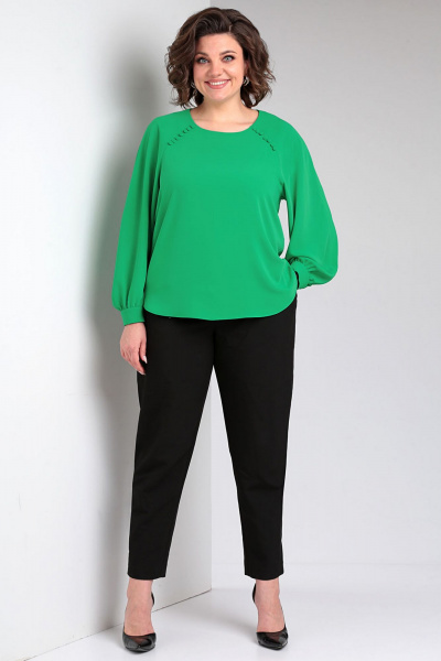 Блуза Таир-Гранд 62438 травяной - фото 6