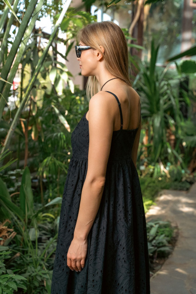 Летнее платье-бандо с вытачками и сборкой SILVERSPICE S-5420 - фото 7