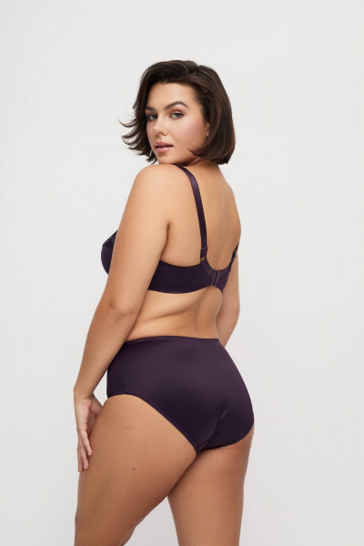 Фиолетовые трусы из трикотажа и кружева Milady 218-1 56.0 - фото 5