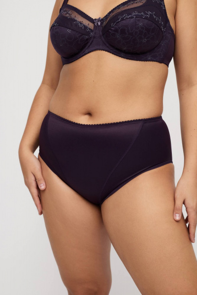 Фиолетовые трусы из трикотажа и кружева Milady 218-1 56.0 - фото 1