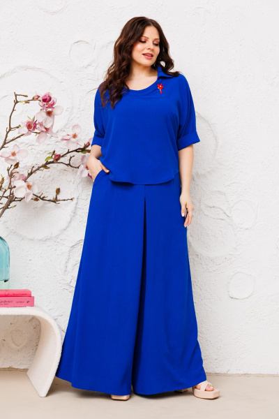 Блуза, брюки, брошь, пояс Danaida 2217 - фото 3