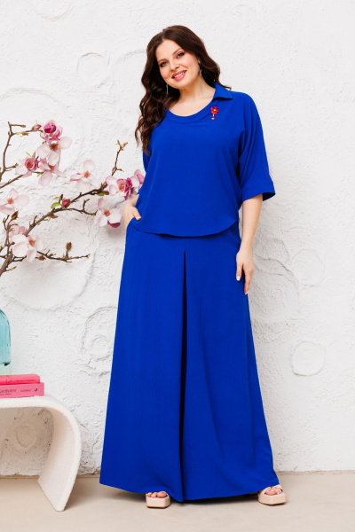 Блуза, брюки, брошь, пояс Danaida 2217 - фото 1