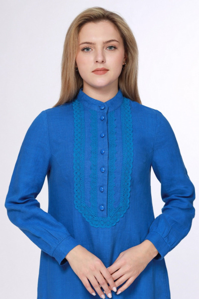 Платье Полинушка 422/1 ультрамарин - фото 4