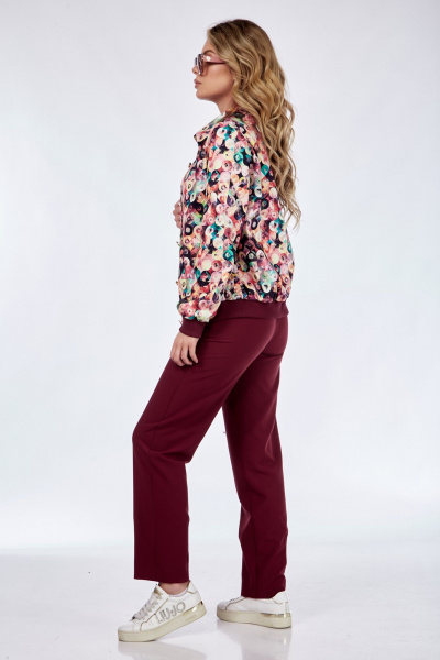 Костюм 2-ка бомбер и зауженные брюки из хлопка Takka Plus 24-221 - фото 11