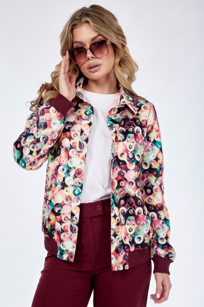 Костюм 2-ка бомбер и зауженные брюки из хлопка Takka Plus 24-221 - фото 9