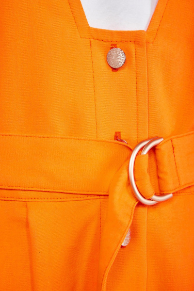 Летний джинсовый сарафан с широкими бретелями и карманами Takka Plus 24-223 - фото 10