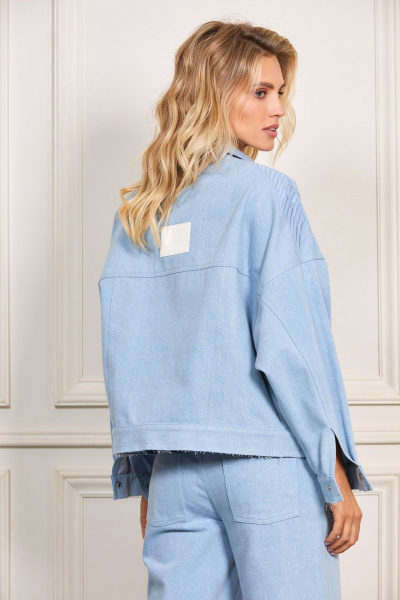 Жакет Rivoli 8059 голубой - фото 4