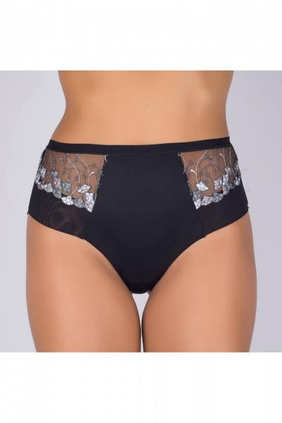 Трусы из эластичного полотна с вышитой отделкой Verally 1143-1 альбина - фото 1