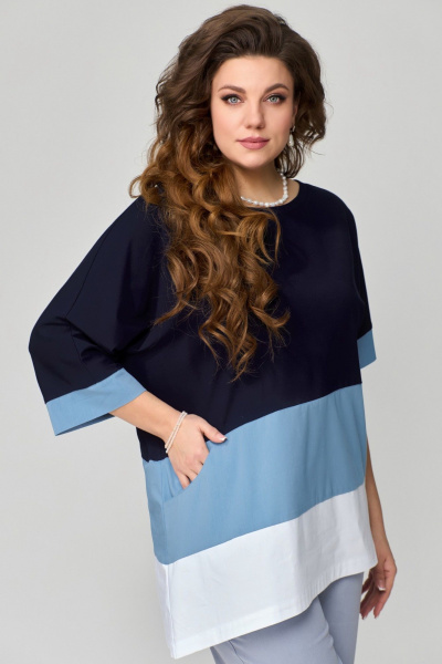 Брюки, туника Fita 1542 синий - фото 8