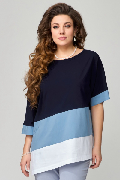 Брюки, туника Fita 1542 синий - фото 6