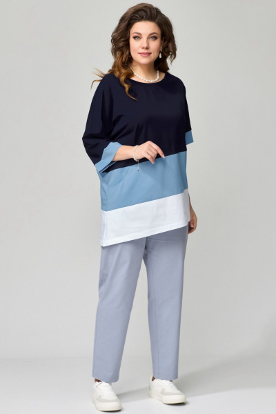 Брюки, туника Fita 1542 синий - фото 3