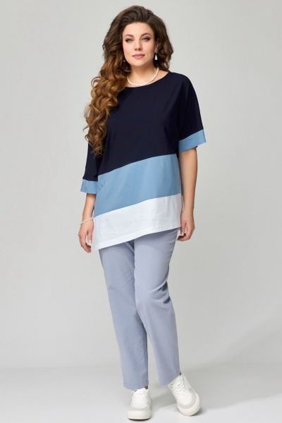 Брюки, туника Fita 1542 синий - фото 2
