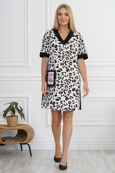 Легкое летнее платье свободного силуэта с карманами Alani Collection 2097 - фото 2