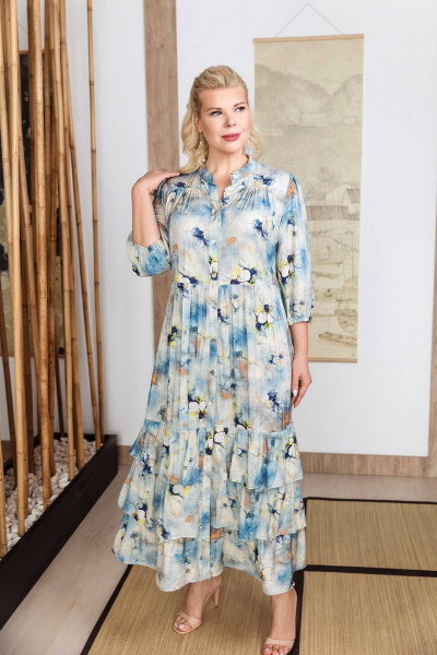 Платье ASV 2695 голубой - фото 4