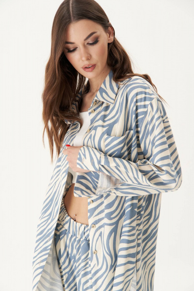 Брюки, рубашка Fantazia Mod 4805 голубой - фото 2