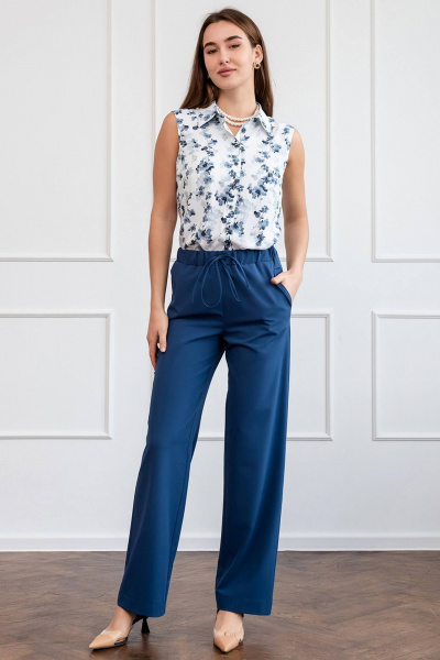 Блуза без рукавов из вискозы с принтом LADO 8172-3 - фото 10