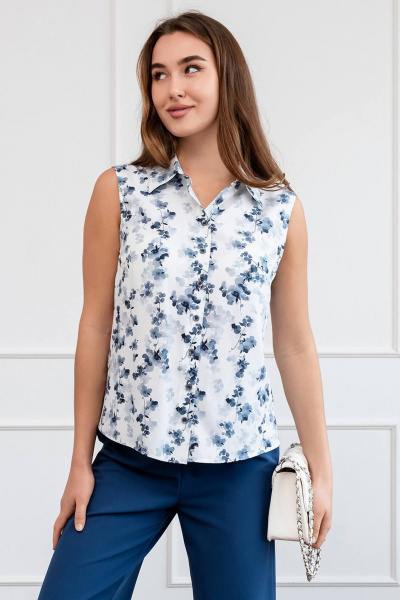 Блуза без рукавов из вискозы с принтом LADO 8172-3 - фото 1