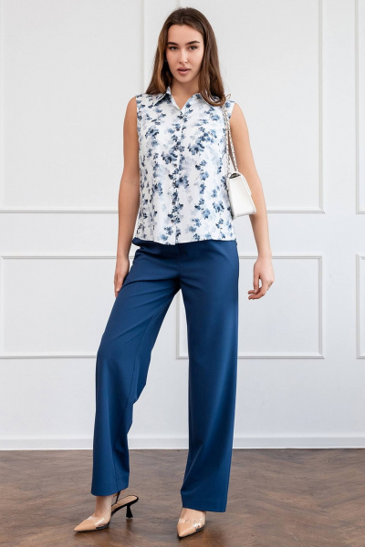 Блуза без рукавов из вискозы с принтом LADO 8172-3 - фото 5