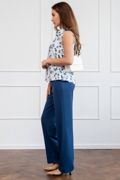 Блуза без рукавов из вискозы с принтом LADO 8172-3 - фото 4